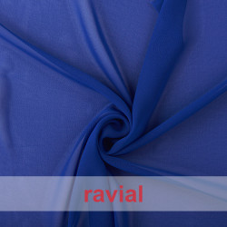 DRAVA. Tissu en mousseline fine, idéal pour la confection de costumes pour fêtes et/ou pour combiner avec du tissu satiné.