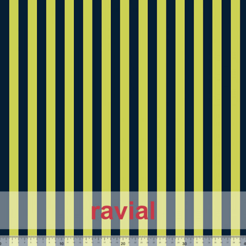 KIRA. Soft satin fabric with stripes (1,50 cm.).