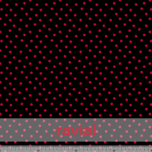D-TABLAO ESTP. Special knit fabric for rehearsal skirts. Polka dot print 1 cm.