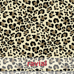 D-STRECH ESTP. Polyester fabric with animal print.