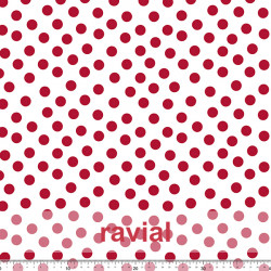 D-STRECH ESTP. Strech fabric with polka dot print (1,50 cm).