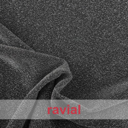 FIESTA BRILLO. Tissu brillant un peu élastique.