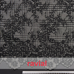 PEYTO. Double-sided fabric, houndstooth on one side and flower print on the other. Mirror effect.
