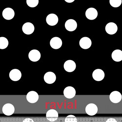 D-TABLAO ESTP. Special knitted fabric for rehearsal skirts. Polka dot pattern 4 cms.