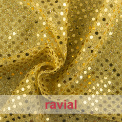 FIESTA PARTY. Stretch fabric with small sequins.