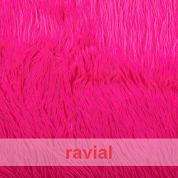 ANIMALIA BUBU. Long fur fabric. 5 cm.