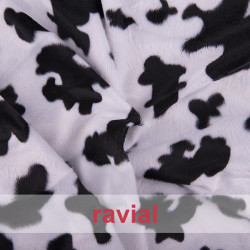 ANIMALIA RENO. Short fur fabric. Animal print. OEKO-TEX Standard 100