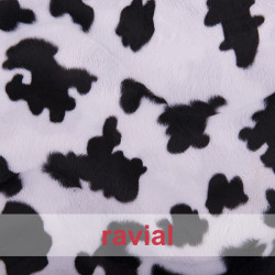 ANIMALIA RENO. Short fur fabric. Animal print. OEKO-TEX Standard 100