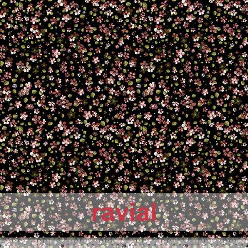 Tejido de terciopelo con algo de elasticidad y estampado flores.