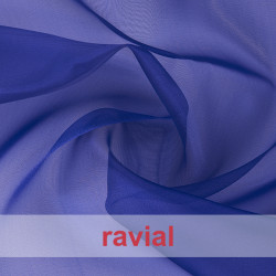 Tela de organza de cristal.