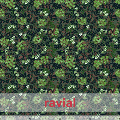 Tejido techno-peach bi-elástico suave. Estampado de flores.