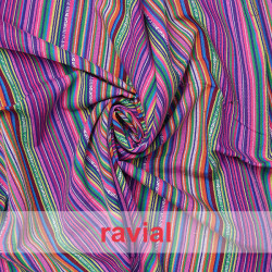 Tela de algodón, ideal para ponchos, forros, disfraces hippies, etc.