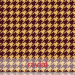 Tejido de paño. Estampado de pata de gallo.