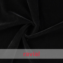 VELVET CAMBRAI. Tissu en velours polyester. OEKO-TEX Standard 100
