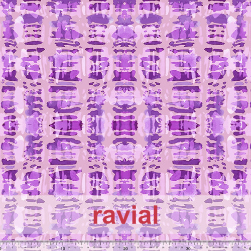 Tejido elástico especial para bañadores. Estampado de rayas abstracto.