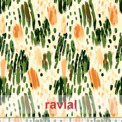 Tejido elástico especial para bañadores. Estampado abstracto.