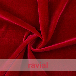 VELVET CAMBRAI. Tissu en velours polyester. OEKO-TEX Standard 100