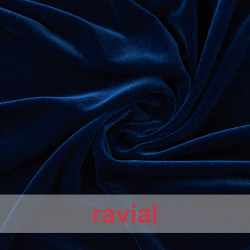 VELOUR. Tejido de terciopelo elástico. Suave y muy adaptable. (Reemplaza al SLASTIC)