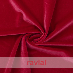 VELOUR. Tejido de terciopelo elástico. Suave y muy adaptable. (Reemplaza al SLASTIC)
