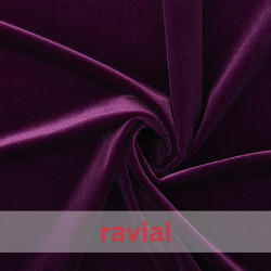 VELOUR. Tejido de terciopelo elástico. Suave y muy adaptable. (Reemplaza al SLASTIC)