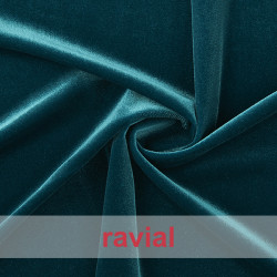 VELOUR. Tejido de terciopelo elástico. Suave y muy adaptable. (Reemplaza al SLASTIC)