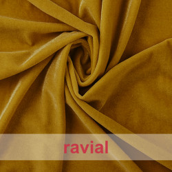 VELOUR. Tejido de terciopelo elástico. Suave y muy adaptable. (Reemplaza al SLASTIC)