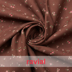 NINETTE. Tejido de algodón con estampado de florecitas.