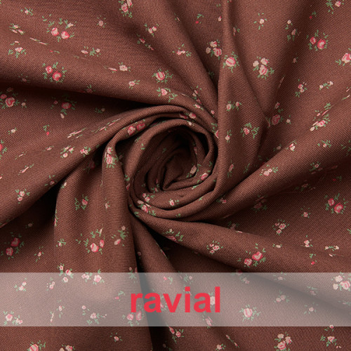 NINETTE. Tejido de algodón con estampado de florecitas.