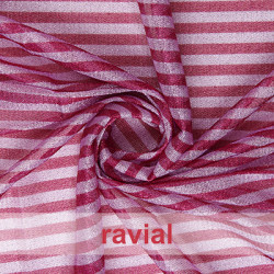 BRILLO STRIPES. Tela brillante un poco elástica.