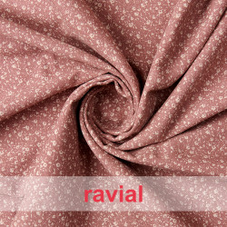 NINETTE. Tejido de algodón con estampado de florecitas.