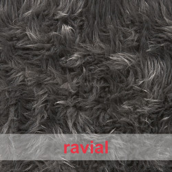 Tejido de pelo suave de 2,50 cms.