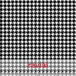 Tejido de poliéster estampado pata de gallo (2,00 cms.)