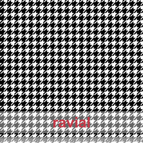 Tejido de poliéster estampado pata de gallo (2,00 cms.)