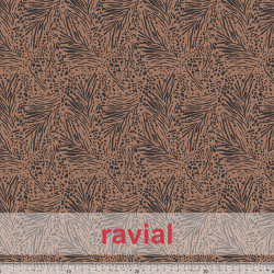 ECO-PARAYAS ESTP. Tela de punto. Tejido de uso habitual para faldas de ensayo. Suave, con mucha caída. Animal print.