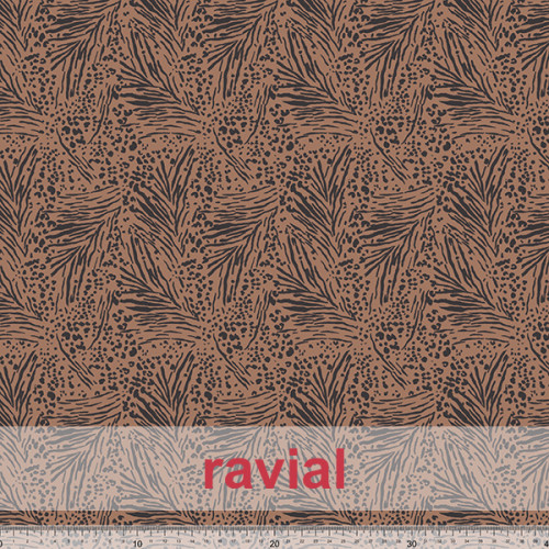 ECO-PARAYAS ESTP. Tela de punto. Tejido de uso habitual para faldas de ensayo. Suave, con mucha caída. Animal print.