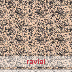 ECO-PARAYAS ESTP. Tela de punto. Tejido de uso habitual para faldas de ensayo. Suave, con mucha caída. Animal print.