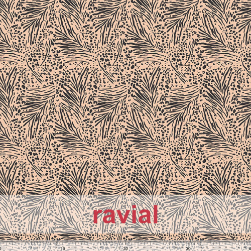 ECO-PARAYAS ESTP. Tela de punto. Tejido de uso habitual para faldas de ensayo. Suave, con mucha caída. Animal print.