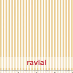 Tejido apariencia lino, reciclado. Estampado de rayas.