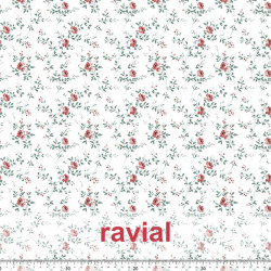 Tela de gasa fina perfecta para trajes de fiesta y/o para combinar con tejido de raso. Estampado de flores.