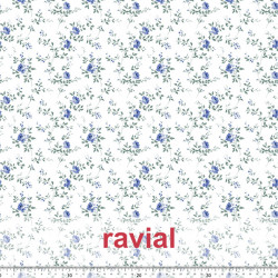 Tela de gasa fina perfecta para trajes de fiesta y/o para combinar con tejido de raso. Estampado de flores.