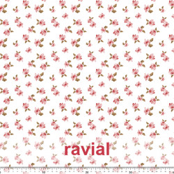 Tela de gasa fina perfecta para trajes de fiesta y/o para combinar con tejido de raso. Estampado de flores.
