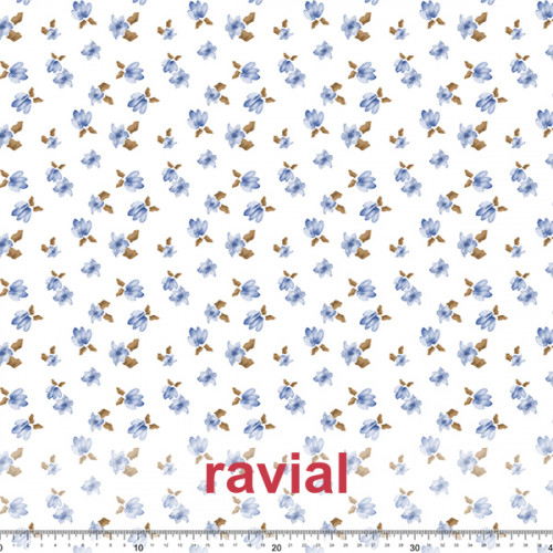 Tela de gasa fina perfecta para trajes de fiesta y/o para combinar con tejido de raso. Estampado de flores.