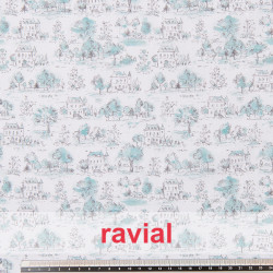 VIELLA ALGODON ESTP. Tejido de viella de algodón estampado.