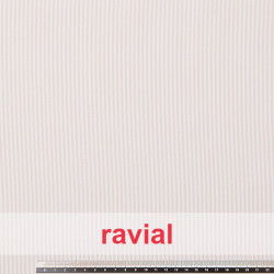 VIELLA ALGODON ESTP. Tejido de viella de algodón estampado de rayitas.