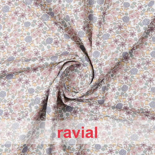 VIELLA ALGODON ESTP. Tejido de viella de algodón estampado de flores.