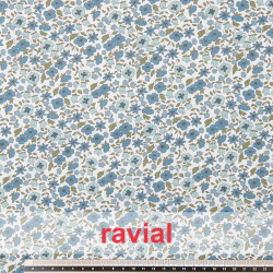 VIELLA ALGODON ESTP. Tejido de viella de algodón estampado de flores.