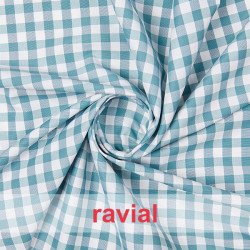 CHECK 10mm. Tejido de Vichy 10mm. Lomado (20-25m. aprox.).