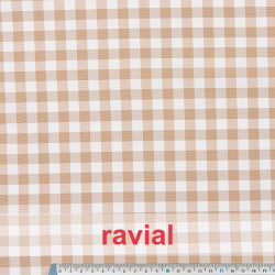 CHECK 10mm. Tejido de Vichy 10mm. Lomado (20-25m. aprox.).