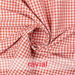 CHECK 5 mm. Tejido de Vichy 5mm. Lomado (20-25m. aprox.).