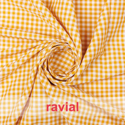 CHECK 5 mm. Tejido de Vichy 5mm. Lomado (20-25m. aprox.).